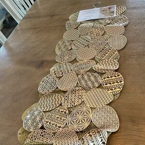 Vinyl Easter egg table runner Benson Mills